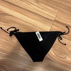 Old Navy Black Women’s Side Tie Bikini Bottoms